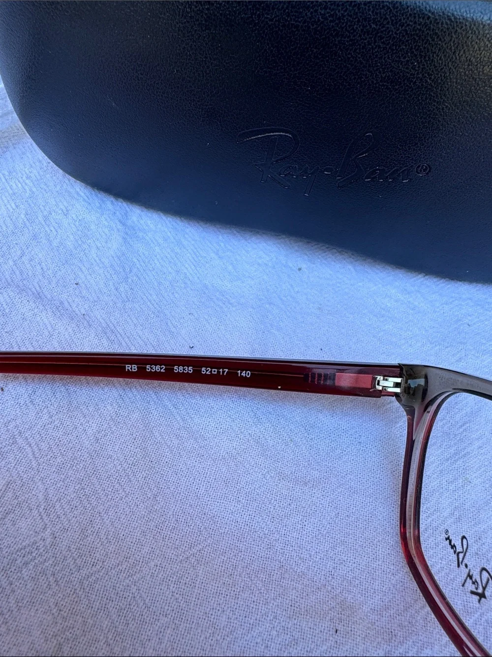 Ray-Ban Women's brown fade to Red  Gradient Optical Glasses